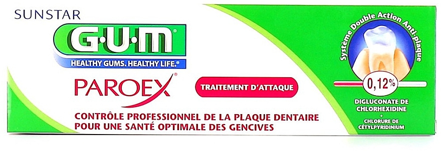 Żelowa pasta do zębów - G.U.M Paroex Toothpaste Gel — Zdjęcie N1