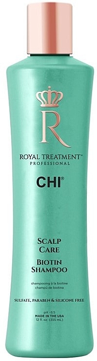 Szampon do wrażliwej skóry głowy - Chi Royal Treatment Scalp Care Biotin Shampoo — Zdjęcie N1