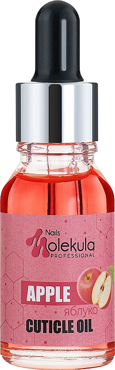 Olejek na skórki Jabłko - Nails Molekula Professional Cuticle Oil — Zdjęcie N1