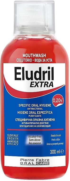 Antybakteryjny płyn do płukania jamy ustnej - Pierre Fabre Oral Care Eludril Extra Mouthwash — Zdjęcie N1