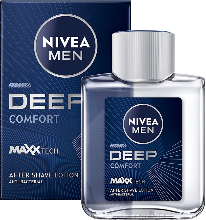 Antybakteryjna woda po goleniu - NIVEA MEN Deep Comfort After Shave Lotion — Zdjęcie N1