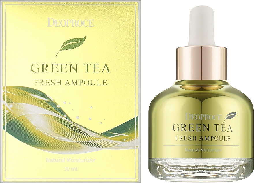 PRZECENA! Serum do twarzy z wyciągiem z zielonej herbaty - Deoproce Green Tea Fresh Ampoule * — Zdjęcie N2