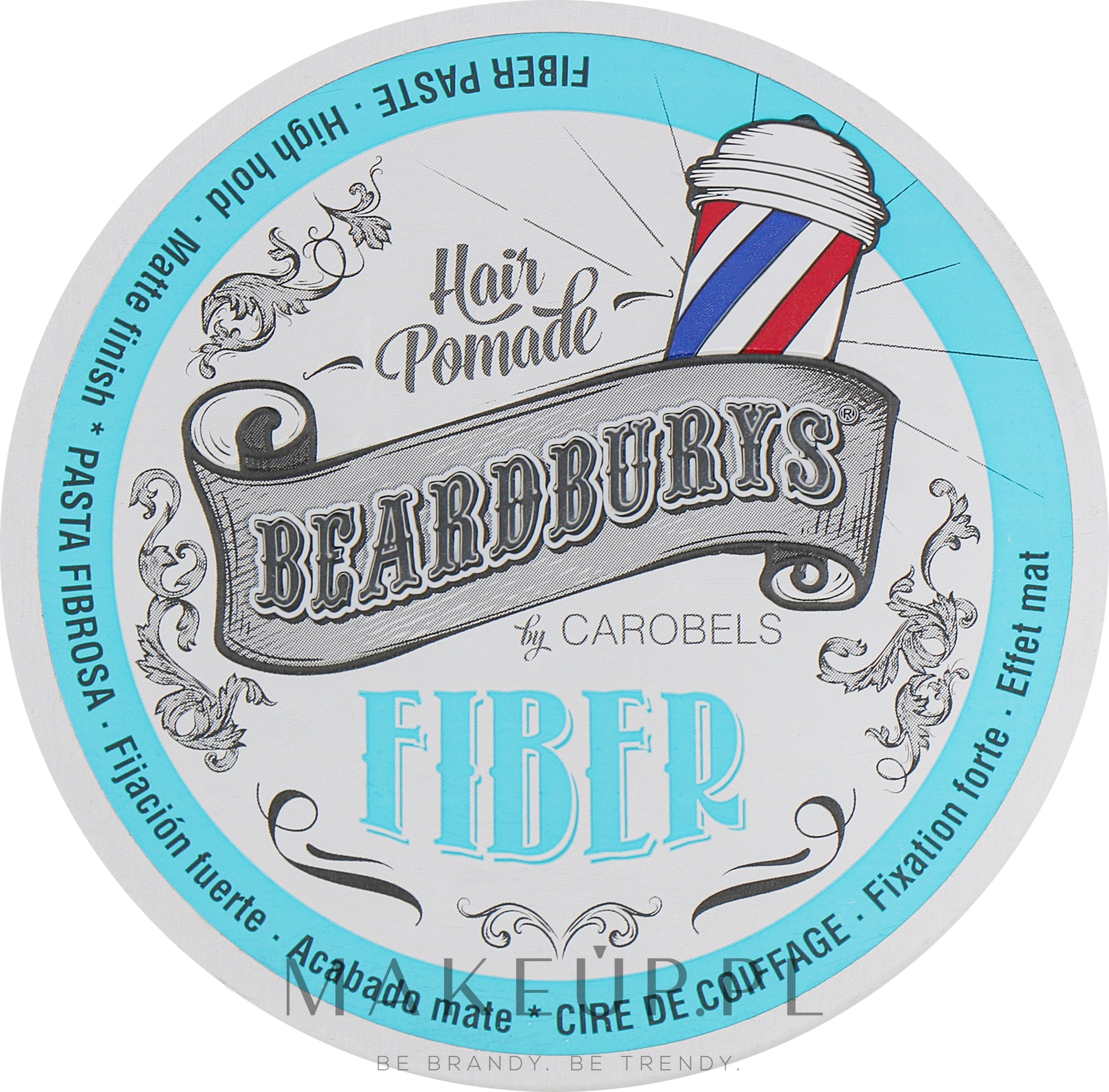 Pasta do nadawania tekstury włosom - Beardburys Fiber Wax — Zdjęcie 100 ml