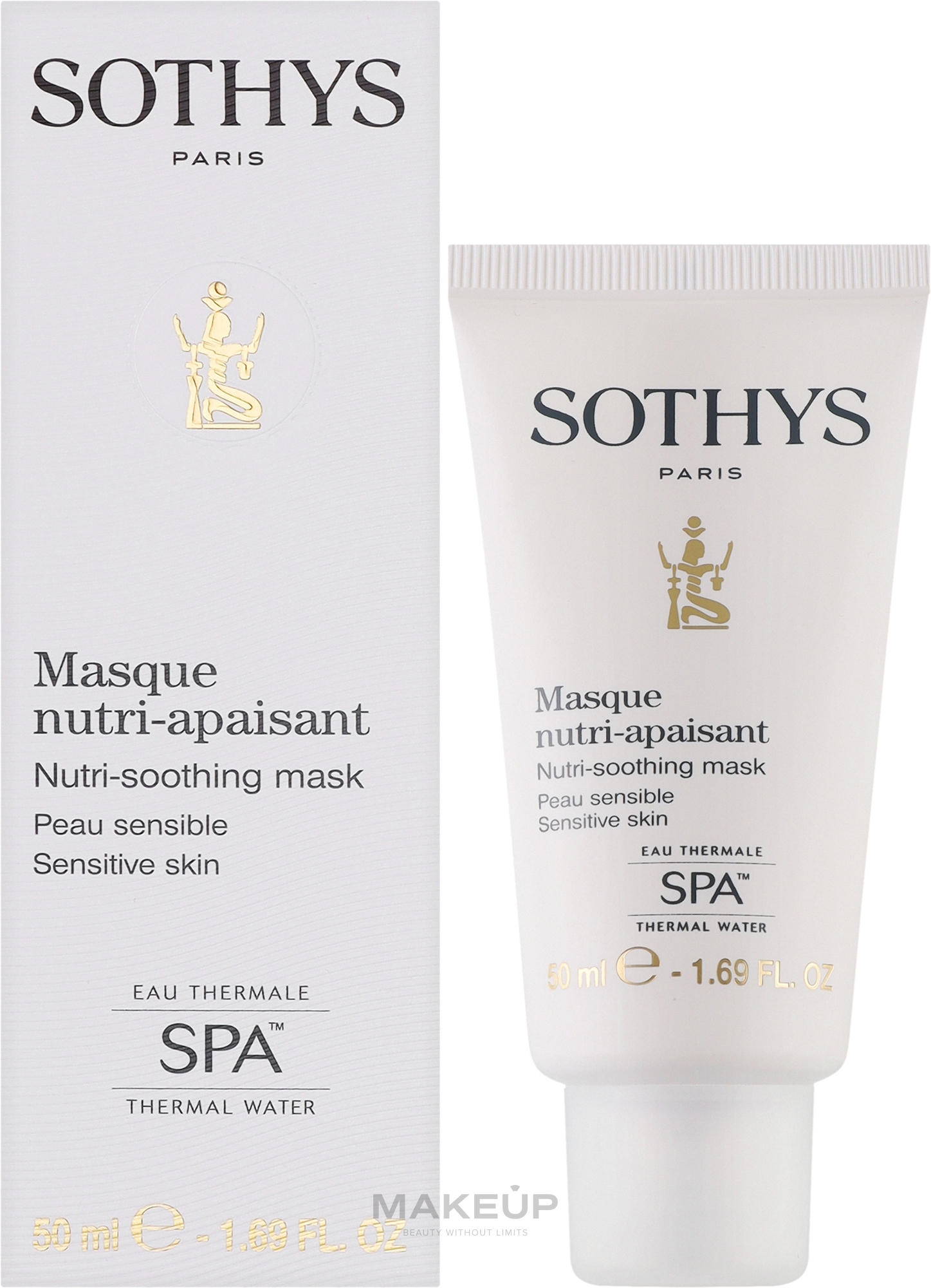 Zmiękczająca odżywcza maska do twarzy - Sothys Nutri-Soothing Mask — Zdjęcie 50 ml