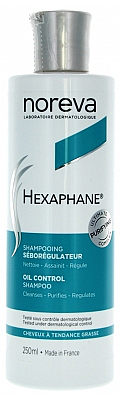 Szampon do włosów kręconych - Noreva Hexaphane Oil Control Shampoo — Zdjęcie N1