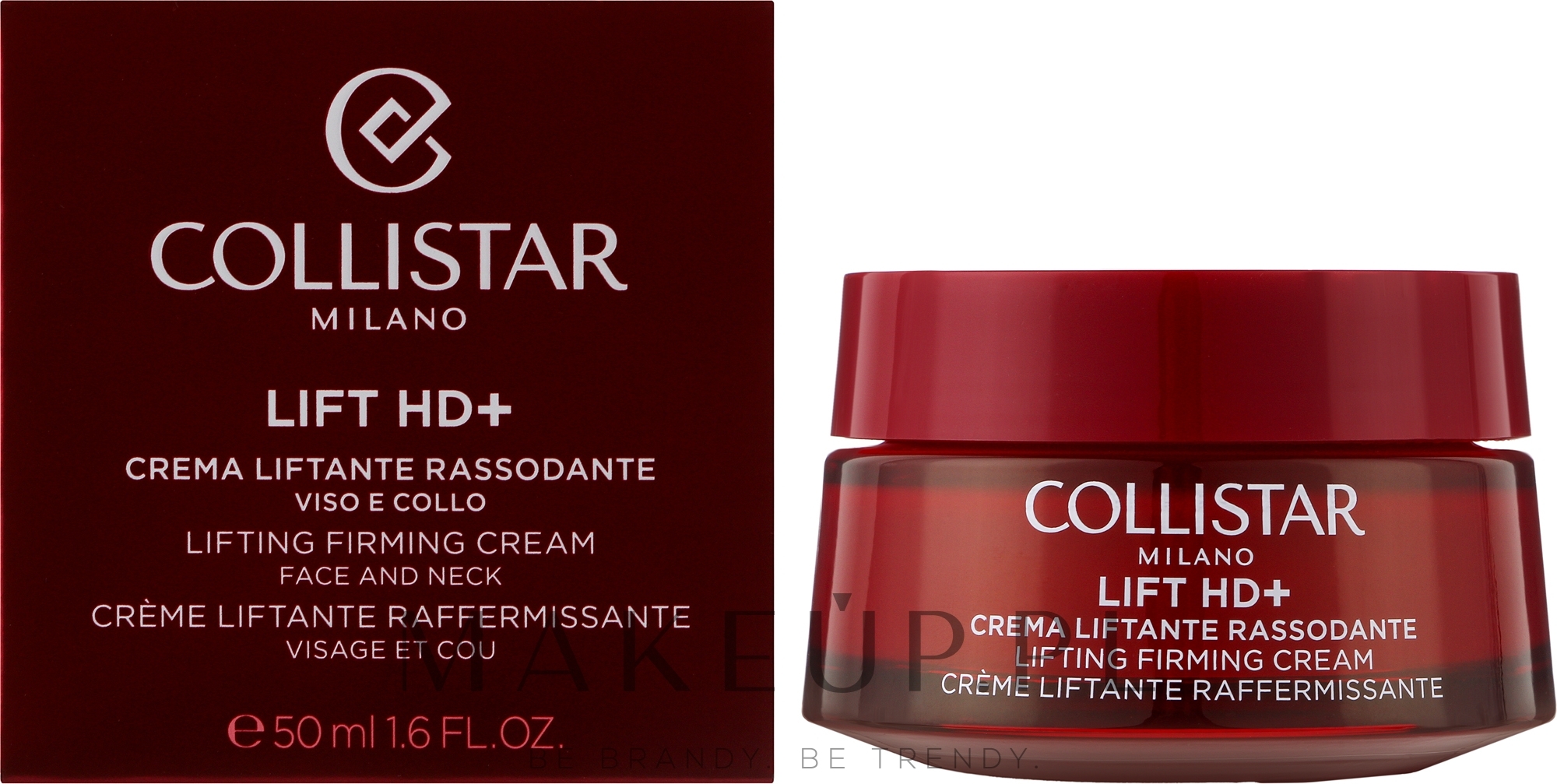 Ujędrniający krem do twarzy i szyi - Collistar Lift HD+ Lifting Firming Cream — Zdjęcie 50 ml