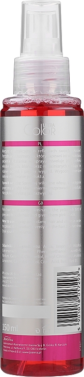 Różowa płukanka w sprayu do włosów - Joanna Ultra Color System — Zdjęcie N2