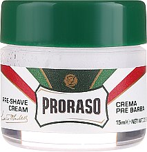 Kup Krem do golenia z wyciągiem z eukaliptusa i mięty - Proraso Green Line Pre-Shaving Cream (miniprodukt)