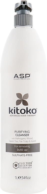 Szampon do włosów zniszczonych - Affinage Salon Professional Kitoko Purifying Cleanser — Zdjęcie N2