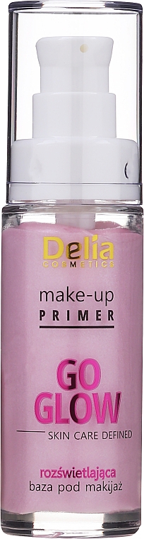 Baza pod makijaż - Delia Cosmetics Go Glow Face Primer