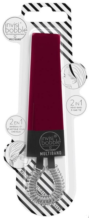 Wielofunkcyjna opaska do włosów - Invisibobble Multiband Red-Y Rumble — Zdjęcie N1