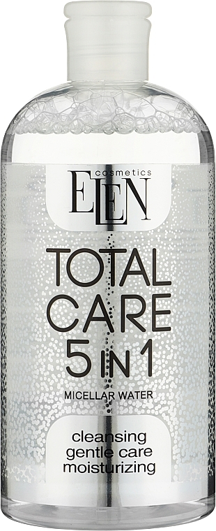Płyn micelarny do twarzy 5 w 1 - Elen Cosmetics Total Care Micellar Water 5in1 — Zdjęcie N1