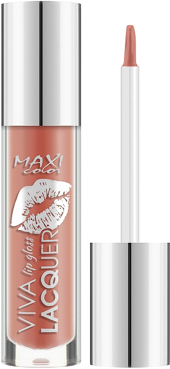 Matowa pomadka w płynie - Maxi Color Viva Lacquer Lip Gloss — Zdjęcie N1