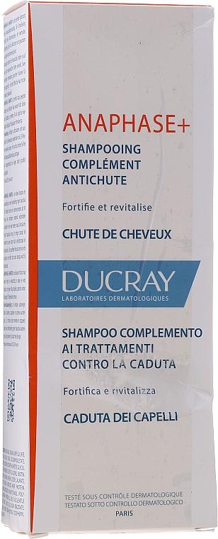 PRZECENA! Stymulujący szampon do włosów osłabionych i wypadających - Ducray Anaphase+ Shampoo Crema Anticaduta * — Zdjęcie N3