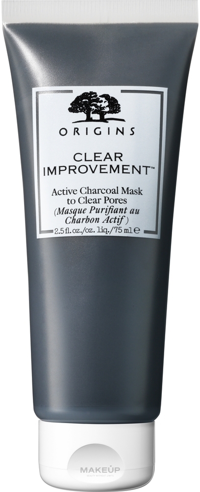 Aktywna maska węglowa oczyszczająca pory - Origins Clear Improvement Active Charcoal Mask To Clear Pores — Zdjęcie 75 ml