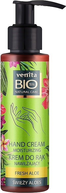 Nawilżający krem do rąk z aloesem - Venita Bio Natural Care — Zdjęcie N1