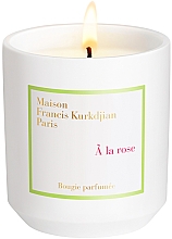 Maison Francis Kurkdjian À La Rose - Świeca zapachowa — Zdjęcie N1