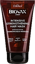 Intensywnie wzmacniająca maseczka do włosów Bursztyn bałtycki i biolin - Biovax Glamour Amber — Zdjęcie N2