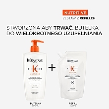 Nawilżający szampon-kąpiel do bardzo suchych włosów - Kerastase Nutritive Bain Satin Riche Shampoo (uzupełnienie) — Zdjęcie N6