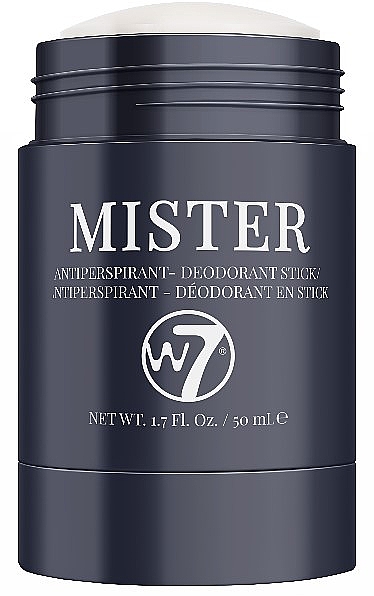 Dezodorant w sztyfcie antyperspiracyjny - W7 Mister Antiperspirant Deodorant Stick — Zdjęcie N2