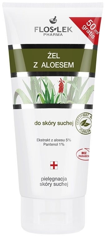Żel z aloesem do skóry suchej - Floslek Aloe Gel For Dry Skin — Zdjęcie N2
