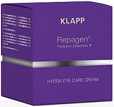 Nawilżający krem pod oczy - Klapp Repagen Hyaluron Selection 7 Hydra Eye Care Cream — Zdjęcie N2