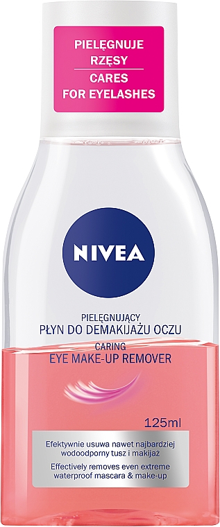 Pielęgnujący dwufazowy płyn do demakijażu oczu - NIVEA Face Essentials