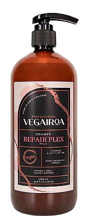 Szampon do włosów zniszczonych - Vegairoa Repair Plex Shampoo — Zdjęcie N2