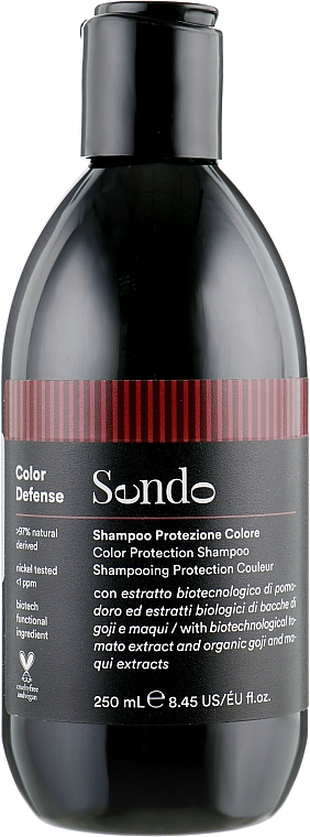 Szampon chroniący kolor włosów farbowanych - Sendo Color Defense Protection Shampoo — Zdjęcie N1