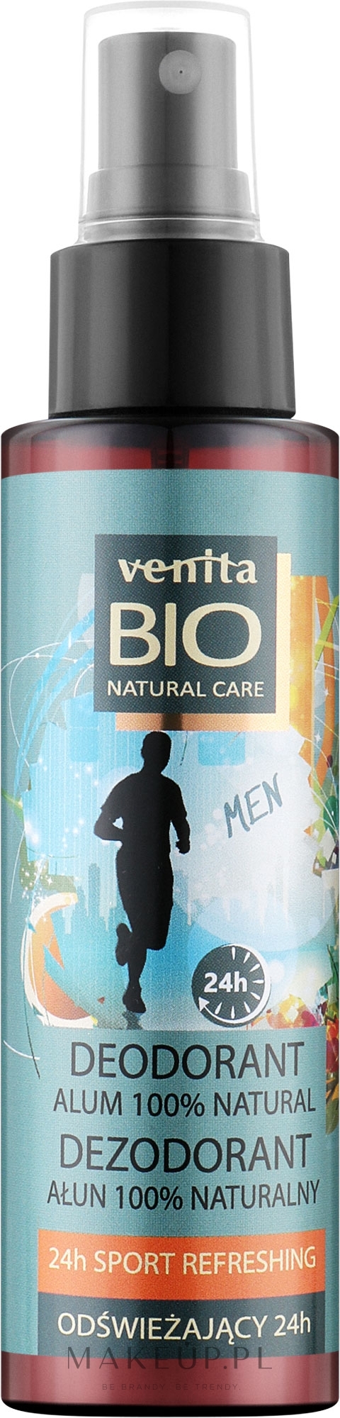 Dezodorant dla mężczyzn - Venita Bio Natural Care Men 24h Sport Refreshing Deo — Zdjęcie 100 ml