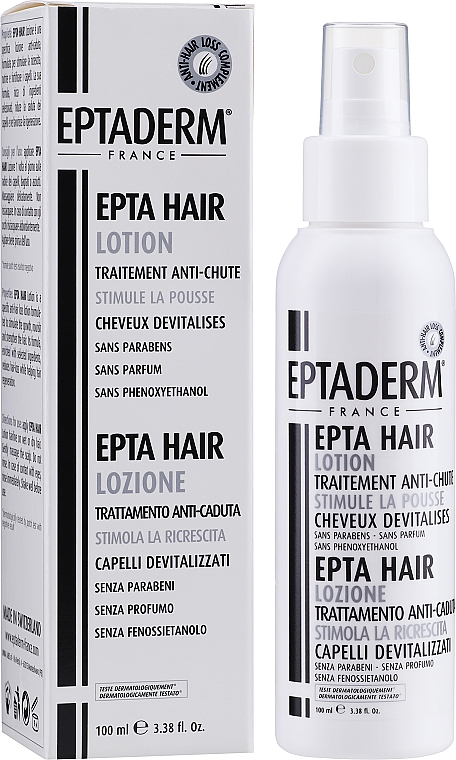 Odżywczy lotion do skóry głowy przeciwko wypadaniu włosów - Eptaderm Epta Hair Anti-Hair Loss Lotion — Zdjęcie N2