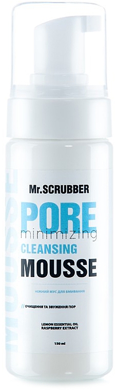 Delikatny mus myjący do twarzy Oczyszczenie i zwężenie porów - Mr.Scrubber Clay Pore Minimizing Cleansing Mousse — Zdjęcie N1