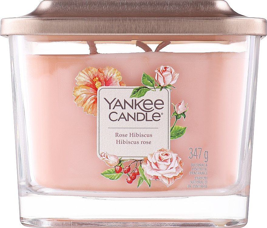 Świeca zapachowa - Yankee Candle Elevation Rose Hibiscus — Zdjęcie N1