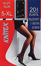 Rajstopy damskie Elastil 20 DEN, nero - Knittex — Zdjęcie N4
