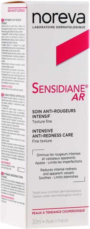 Intensywny krem przeciw zaczerwienieniu - Noreva Laboratoires Sensidiane AR Intensive Anti-Redness Care — Zdjęcie N1