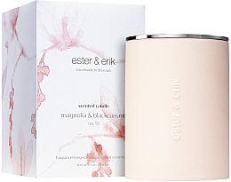 Kup Świeca aromatyczna Magnolia i czarna porzeczka - Ester & Erik Scented Candle Magnolia & Blackcurrant № 51