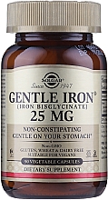 Suplement diety Żelazo 25 mg - Solgar Gentle Iron — Zdjęcie N1
