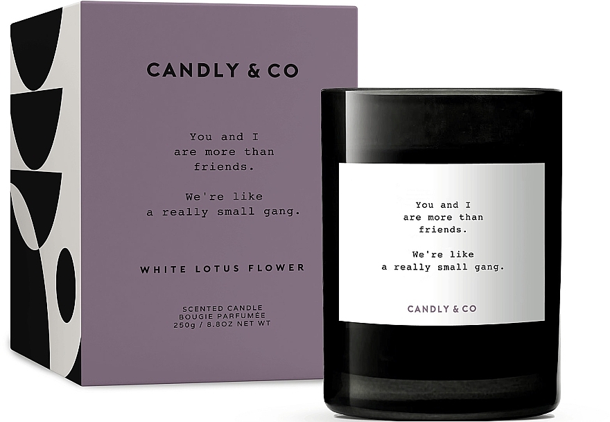 Świeca zapachowa - Candly&Co No.8 You And I Are More Than Friends. Scented Candle — Zdjęcie N1