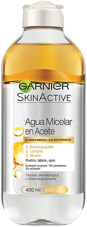 Płyn micelarny - Garnier Skin Active Micellar Oil-Infused Cleansing Water — Zdjęcie N2
