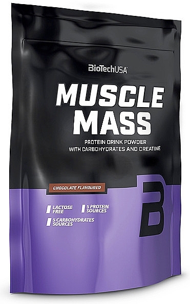 Koktajl proteinowy Czekolada - BioTechUSA Muscle Mass Drink Powder — Zdjęcie N1