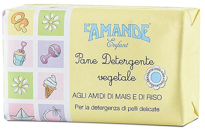 Oczyszczające mydło dla dzieci - L'Amande Enfant Pan Detergente Vegetale — Zdjęcie N1