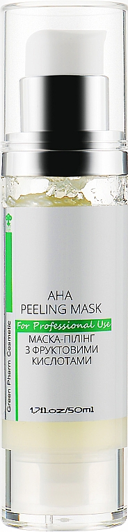 Maska-peeling z kwasami owocowymi - Green Pharm Cosmetic Peeling Masks — Zdjęcie N1