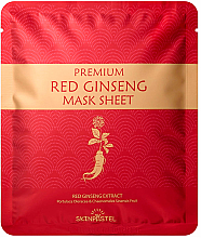 Kup Maska w płachcie do twarzy z czerwonym żeń-szeniem - Skinpastel Premium Red Ginseng Mask