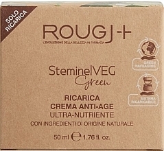 Ultra-odżywczy krem przeciwstarzeniowy - Rougj+ SteminelVeg Green Ultra-Nourishing Anti-Age Cream (wymienna jednostka) — Zdjęcie N2