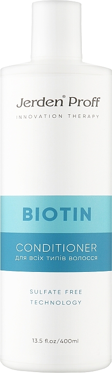 Odżywka do włosów bez siarczanów z biotyną i kolagenem - Jerden Proff Biotin