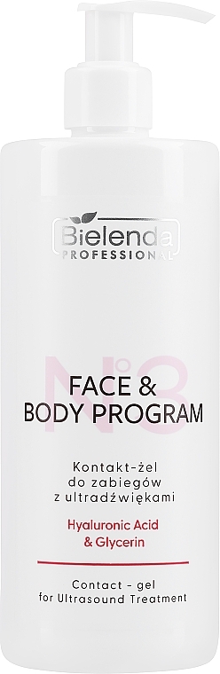 Żel do zabiegów z ultradźwiękami - Bielenda Professional Face&Body Program Contact-Gel For Ultrasound Treatment