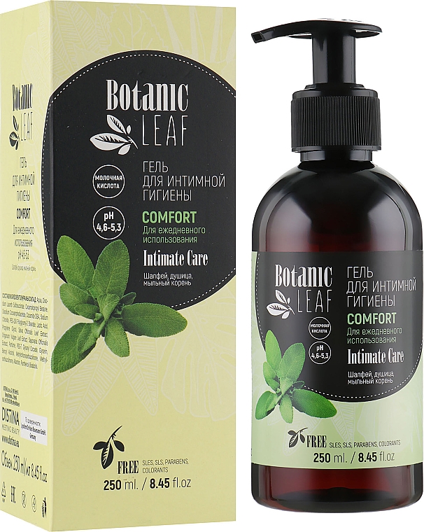 Żel do higieny intymnej do skóry wrażliwej	 - Botanic Leaf Comfort Intimate Gel
