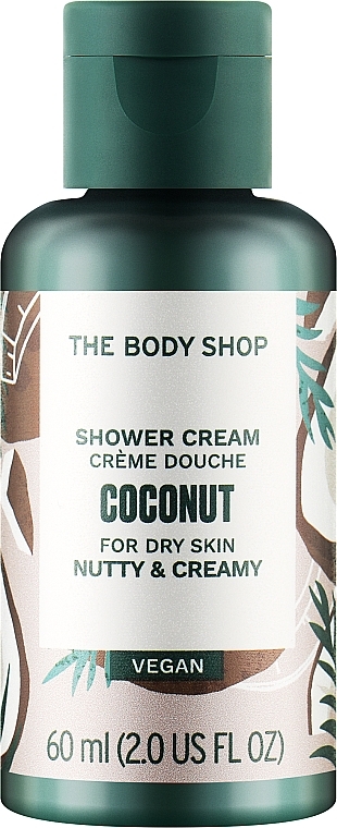 Krem pod prysznic z olejkiem kokosowym - The Body Shop Coconut Vegan Shower Cream (mini) — Zdjęcie N1