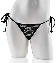 Wibrujące majtki z pilotem, czarne - PipeDream Date Night Remote Control Panties — Zdjęcie N2