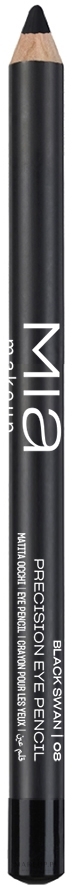 Kredka do oczu - Mia Makeup Precision Eye Pencil — Zdjęcie 08 - Black Swan